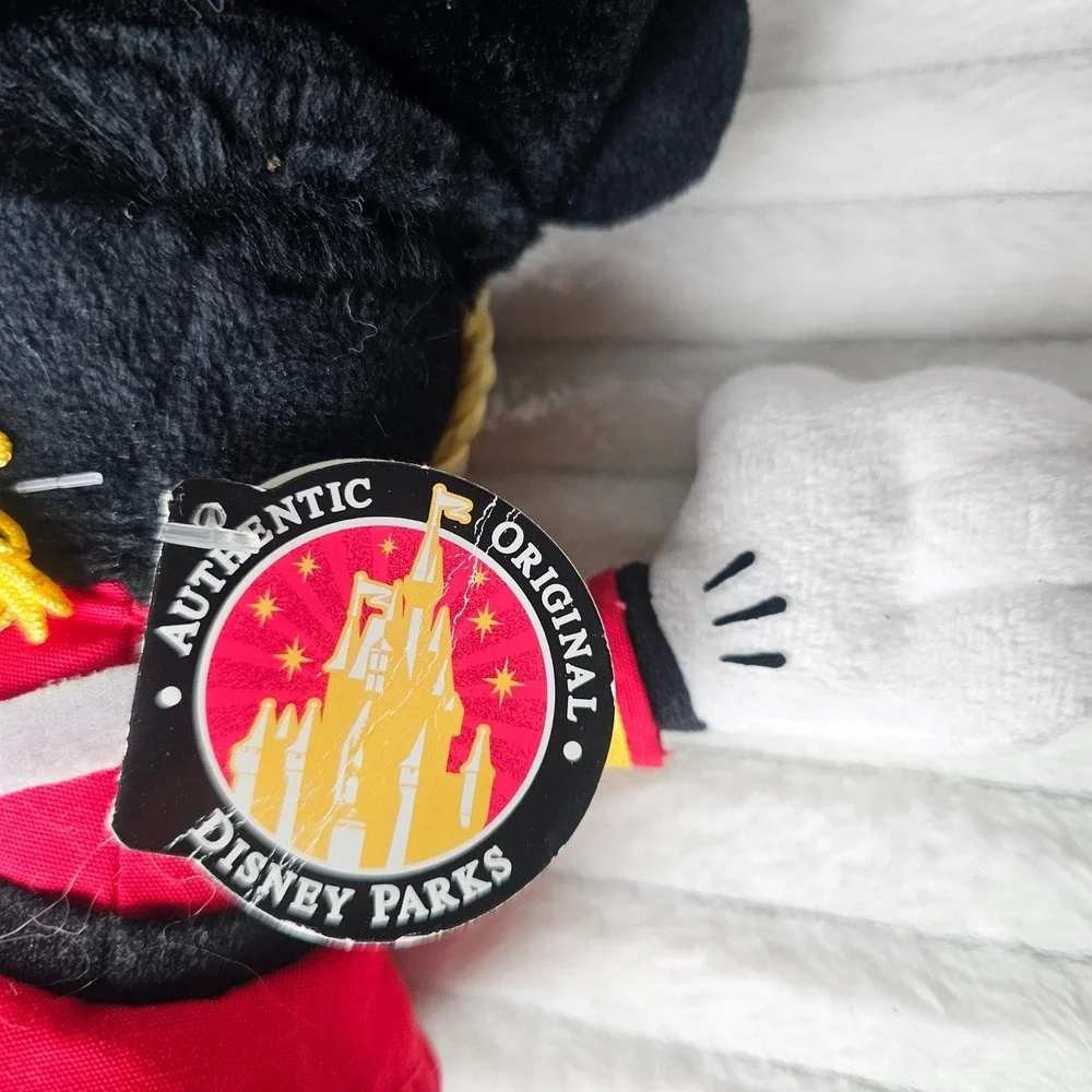 Disney Parks Mickey Mouse Plush Royal Guard Union Jack Flag‎ Epcot UK Souvenir